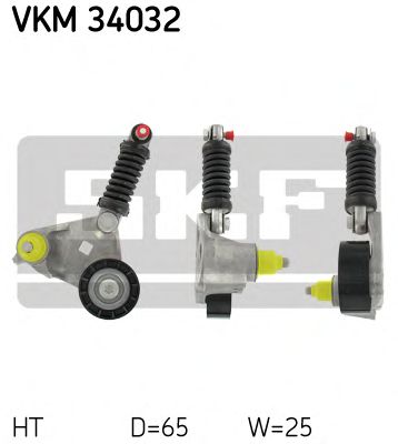 VKM 34032 SKF Натягувач поліклинового ременя1